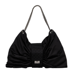 Large Bow Shoulder, Satin, Black, 12139120 (2008-09), 3*
